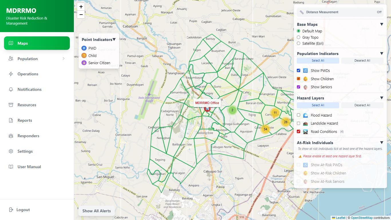 LOTIS — Emergency Response GIS System — system screenshot